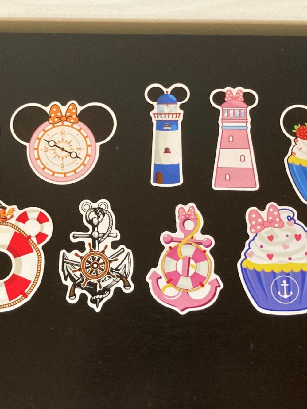 Disney Cruise Mickey/Minnie Mouse Magnets - Set of 9 Cabin Door Decorations